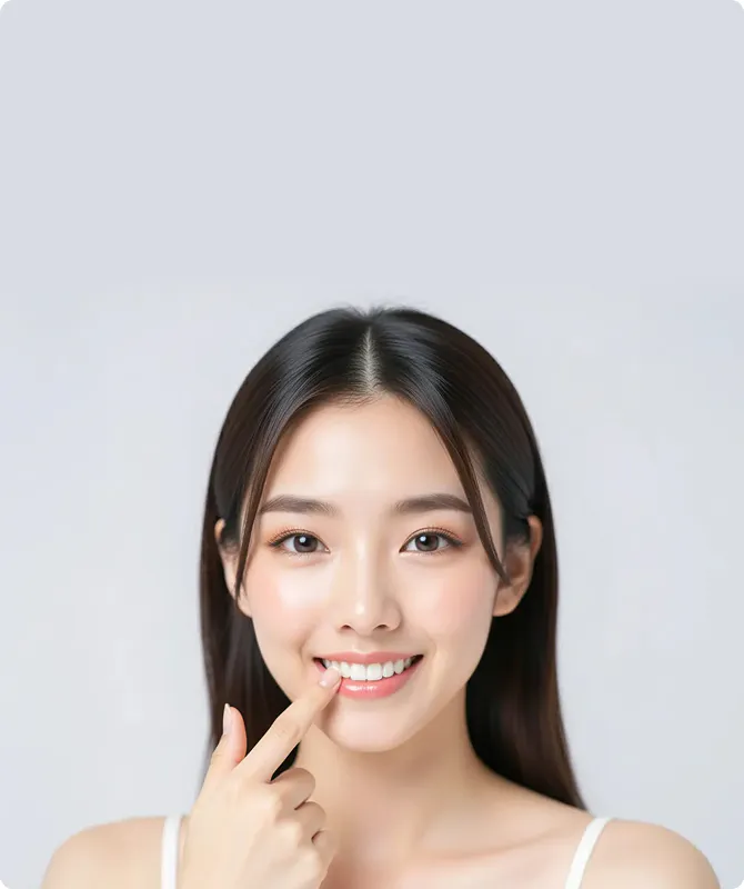 앞니치료 비니어큐브 더스퀘어치과 | 모델 이미지